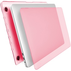 MyGadget Hülle [ Crystal Clear ] für Apple MacBook Pro 16 Zoll - ab 2019 bis 2020 - (Model : A2141) - Schutzhülle Cover - Rosa