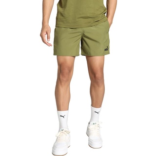 Puma ESS+ Tape Woven Shorts olivgrün