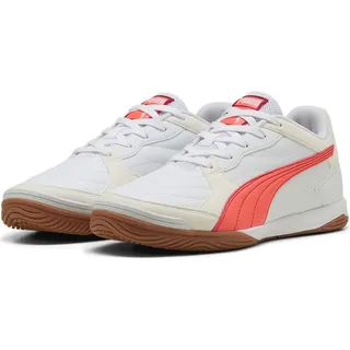 Puma Pressing IV Herren White/Glowing Red/Dark Crimson/Black 44
