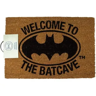 DC Comics Welcome to The Batcave Design 40 x 60 cm Braun