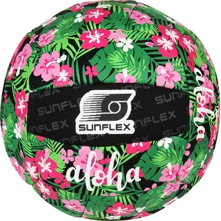 Sunflex Neopren Zubehör Beach und Funball Tropical Flower Größe 5 | Volleyball weich und leicht für den Strand und das Wasser | extrem robust und für Jede Altersgruppe...