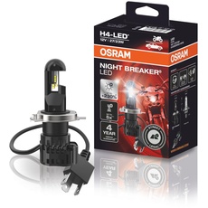 Bild von NIGHT BREAKER H4-LED für Motorräder, bis zu 230% mehr Helligkeit, erste strassenzugelassene LED-Nachrüstlampe für Motorräder