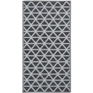 vidaXL Outdoor-Teppich ARAKIL Schwarz 160x230 cm PP - Schwarz