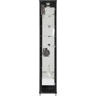 fif Möbel Standvitrine OPTIMA 1x Glastür 0 x 0 x 0 cm Schwarz