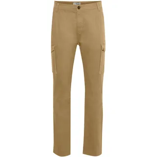 Cargohose 11 PROJECT "Cargohose PRGallus", Herren, Gr. 33, Länge 32, beige (sand), Obermaterial: 98% Baumwolle CO. 2% Elasthan EL., Hosen Cargohose