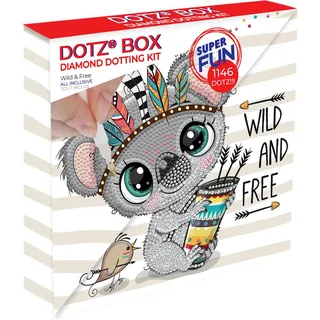 Diamond Dotz DBX.026 Diamond Painting Set Wild & Free Koala Kreativset 22 x 22 cm