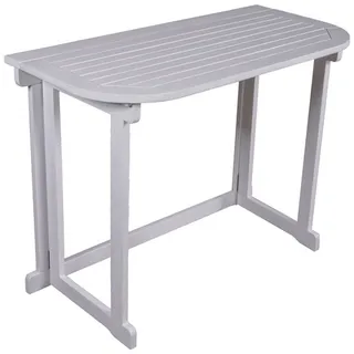Garden Pleasure MANILA Gartentisch 76 x 100 x 50 cm Weiß