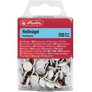Herlitz Reißnägel, (Weiß)