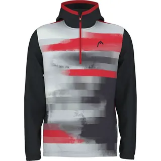 Head Racket Topspin Sweatshirt - Black / Print Vis - S