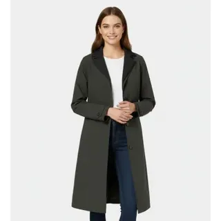 ECOALF für Damen. MCWGAJKALBER0274W25-424 Jacke Double Albert grün (S), Lässig, Recyceltes Polyester, Nachhaltig