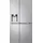 GSLE91MBAC Side-by-Side (628 l, 1790 mm hoch, Silber)