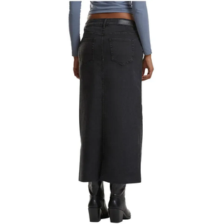 Urban Classics Slit Jeansrock - Black Washed - 31