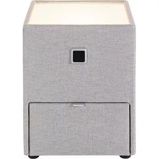 Jockenhöfer Nachtkonsole JOCKENHÖFER GRUPPE "Lancy", beige (beige 142, 08), B:42,5cm H:53cm T:45cm, Glas, Holzwerkstoff, Sideboards, Nachtkonsole, mit LED-Beleuchtung