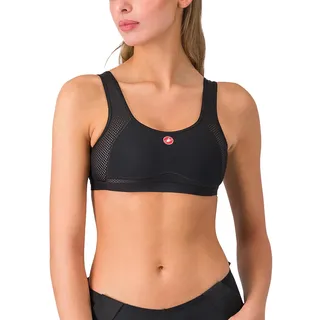 Castelli Damen Rosso Corsa Sport BH (Größe XL, schwarz)