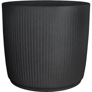 Scheurich Pflanzgefäß Linetto Ø 28,6 cm Stony Black