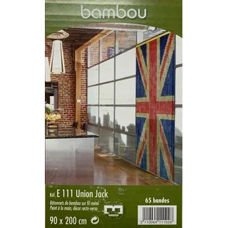 Türvorhang Fliegen Design Deko Insekten Bambus London Union Jack Maße 90x200cm