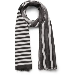 STREET ONE Damen A572790 Strukturschal, Black, A