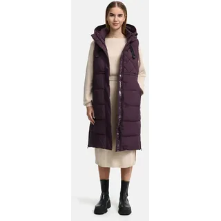 Steppweste MARIKOO "Marikoo Narikaa Damen Winterweste N018", Damen, Gr. XS, lila (dusty plum), Obermaterial: 100% Polyester PES., Westen Steppweste