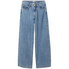 Bild Mädchen Kinder Wide Leg Fit Jeans, 10152 - Mid Stone Bright Blue Denim, 134