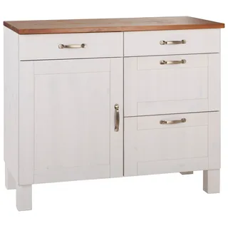 Home Affaire Unterschrank Alby 100 x 50 x 85 cm Weiß
