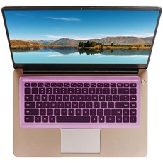 SDTEK Tastaturschutzfolie aus Silikon, universell Kompatibel mit 15-17 Zoll Laptop, Notebook, Netbook, Chromebook (Lila)