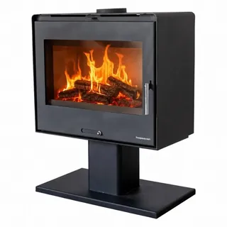 hosseven Kaminofen Holzofen 10 kW Metall Schwarz
