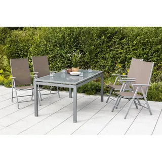 Merxx Klappsessel Amalfi 57 x 65 x 108 cm taupe