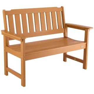 Vevor Gartenbank 128 cm Holzfarbe