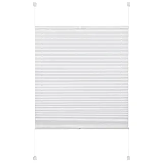 Plissee OTTO HOME "EASYFIX PIA" Gr. 8, weiß, B:75cm H:130cm, Obermaterial: 100% Polyester, Plissees, Plissee, mit patentiertem Trägersystem, Topseller