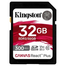 Bild von Canvas React Plus R300/W260 SDHC 32GB, UHS-II U3, Class 10 (SDR2/32GB)