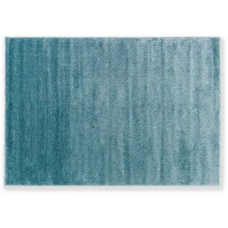 Schöner Wohnen Hochflorteppich , Türkis , Textil , Uni , rechteckig , 80x150 cm , Bsci, Oeko-Tex® Standard 100 , für Fußbodenheizung geeignet, antistatisch, pflegeleicht , Teppiche und Böden, Teppiche, Hochflorteppiche & Shaggys