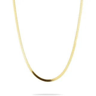 Liebeskind Berlin Kette ohne Anhänger The Long Sleek gelbgoldfarben / Edelstahl