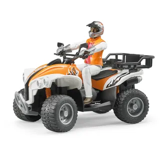 Bruder 63000 - Quad mit Fahrer gelb/grün/schwarz 1:16