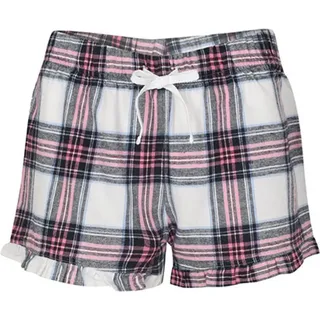 SF Women Women ́s Tartan Frill Lounge Shorts