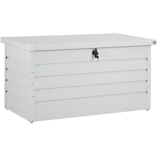 Gartenbox Metall 385L Hellgrau wasserdicht abschließbar
