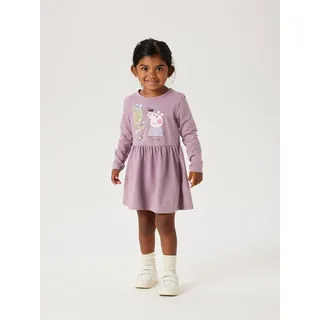 NAME IT Midikleid »NMFDYFFI PEPPA LS DRESS NOOS CPLG«, lila