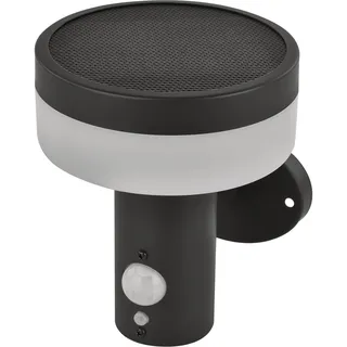 EMOS Solar LED-Wandleuchte Edelstahl 12,5 x 14,7 x 14,6 cm inkl. Bewegungsmelder schwarz