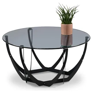 B2B Partner Maya Grau/Schwarz Metall 80 x 40 cm