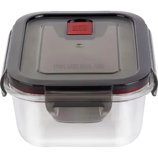 Zwilling Gusto Glasbehälter grau 14 x 7 x 18,5 cm 0,6 l 2-teiliges Set