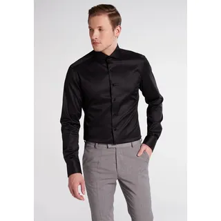 Eterna Langarmhemd "SLIM FIT" NON IRON (bügelfrei), schwarz