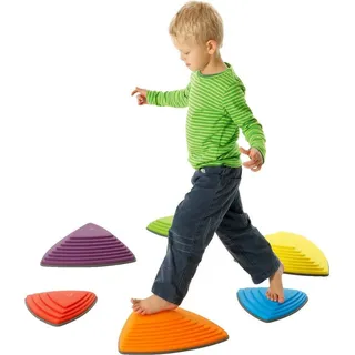 Gonge Flusssteine Bunt