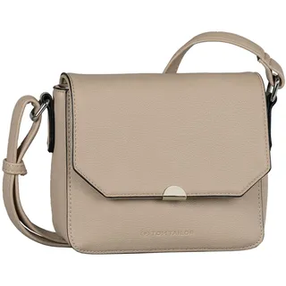 Tom Tailor Nance Damen Überschlagtasche Umhängetasche Mini Beige
