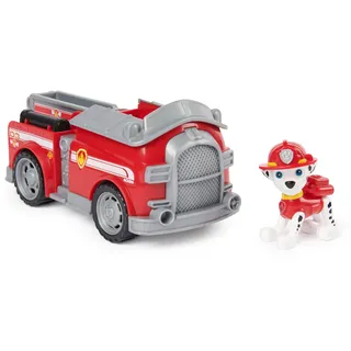 Spin Master PAW PATROL, Feuerwehr-Auto mit Marshall-Figur (Sustainable Basic Vehicle/Basis Fahrzeug), Spielzeug für Kinder ab 3 Jahren