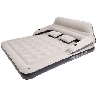 raptavis Queen Size Luftmatratze Aufblasbares Bett, Aufblasbares Bett Mit Kissen und Rückenlehne