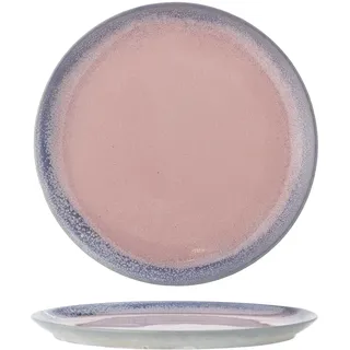 Bloomingville Paula Teller, Rose, Steingut, T26,5xH2 cm