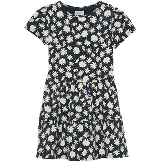 s.Oliver Junior Mädchen Kleid – Jersey, Puffärmel, All-Over-Print