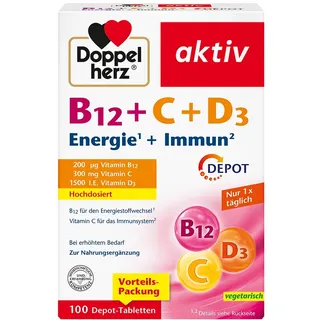 Queisser Pharma Doppelherz B12 + C + D3 Depot