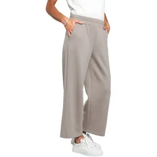 7/8-Hose SEIDEL MODEN, Damen, Gr. 38, N-Gr, walnuss, Single Jersey, Obermaterial: 50% Polyester, 45% Viskose, 5% Elasthan, Basic, lässig geschnitten 7/8-Länge, Hosen 7/8-Hose, in hochwertiger Jersey-Qualität, MADE IN GERMANY