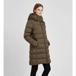 ECOALF für Damen. MCWGAJKCRONU0987W25-288 Brauner Cronulla-Mantel (L), Lässig, Recyceltes Polyester, Nachhaltig