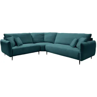 Livetastic Ecksofa , Petrol , Textil , Füllung: Schaumstoff,Schaumstoff,Schaumstoff , L-Form , 294x256 cm , Made in Europe , Typenauswahl, seitenverkehrt erhältlich, Rücken echt, Armteil links, Armteil rechts , Wohnzimmer, Sofas & Couches, Wohnlandschaften, Ecksofas